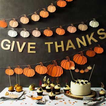 Give Thanks Thanksgiving Banner, 2 of 5