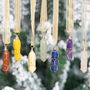 Set Of Seven Hanging Crystal Tree Decorations, thumbnail 3 of 4