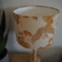 Oriental Crane Mustard Lampshade, thumbnail 7 of 9