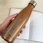 Personalised Wood Finish Water Bottle, thumbnail 5 of 7