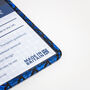 Disabled Blue Badge Parking Permit Wallet In Blue Holographic Scales, thumbnail 10 of 12