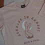 Mens 'Sunrise To Sunset' Rose Pink T Shirt, thumbnail 2 of 3