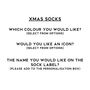 Personalised Christmas Sock Gift Choice Of Six Colours, thumbnail 10 of 10