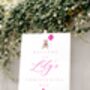 Personalised Teddy Bear Christening Day Welcome Sign, thumbnail 2 of 3