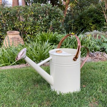 Heritage Cream And Copper Watering Can, 2 of 8