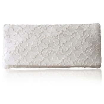 Ivory Lace Bridal Wedding Clutch, 4 of 4