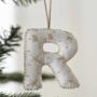 Alphabet Embroidered Felt Decoration, thumbnail 4 of 7
