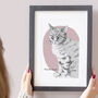 Personalised Hand Drawn Cat Sketch, thumbnail 10 of 10