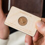 70th Birthday Farthing Personalised Wallet Card, thumbnail 2 of 9