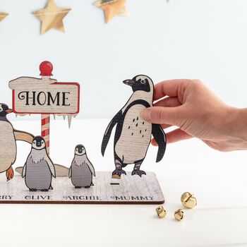 Personalised Penguin Scene In Different Family Sizes, 2 of 4