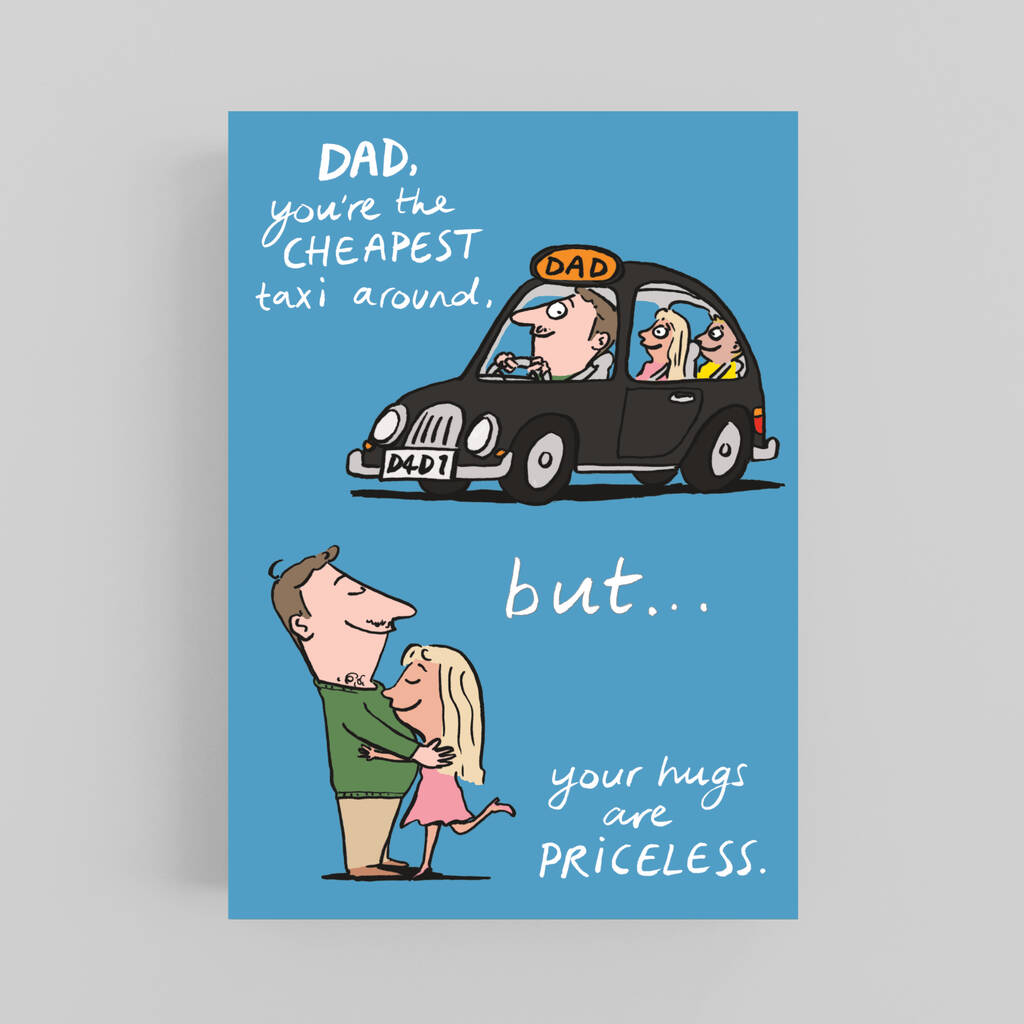 Best Hugs Father's Day Card
