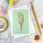 Summer Ice Cream Luxury Box Set Of Eight Note Cards, thumbnail 4 of 10