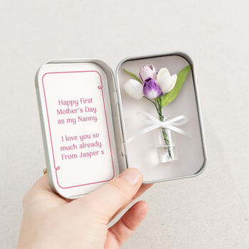 Mother's Day Forever Tulips Keepsake In Mini Tin, 3 of 5