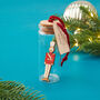 Set Of Four Glass Christmas Tree Baubles, thumbnail 2 of 7