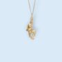 Cheeky Monkey Necklace In 18ct Gold Plated Silver, thumbnail 12 of 12