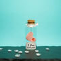 Personalised 3rd Leather Anniversary Mini Bottle Gift, thumbnail 5 of 6