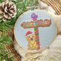 North Pole Puppy Dog Christmas Cross Stitch Kit, thumbnail 3 of 6