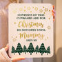 Personalised Christmas Cupboard Sign, thumbnail 4 of 5