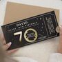 70th Birthday Scratch Reveal Personalised Gift Voucher, thumbnail 1 of 9
