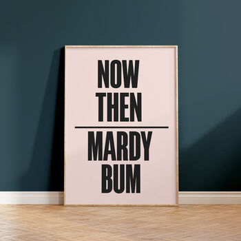 Mardy Bum Music Gift Lyric Print, 3 of 5