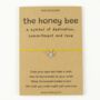 The Honey Bee Spirit Animal Charm Wish Bracelet, thumbnail 3 of 4