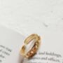 Chunky 14 K Gold Chain Link Ring, thumbnail 3 of 6