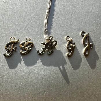 Her Childrens Initials Silver Necklace For Mum, 4 of 8