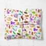 Candy Sweets Gift Wrapping Paper Roll Or Folded, thumbnail 3 of 3