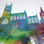 Gloucester Skyline Cityscape Art Print, thumbnail 8 of 8