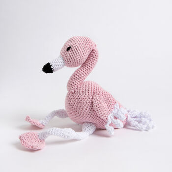 Freya The Flamingo Easy Cotton Crochet Kit, 2 of 9