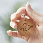 Personalised Carved Heart Keyring, thumbnail 3 of 8