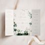 Botanical Gatefold Wedding Invitations, thumbnail 1 of 5