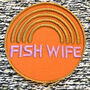 Fish Wife Iron On Clothing Patch, thumbnail 1 of 3