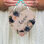 Blush Pink And Navy Roses Earring Storage Decoration, thumbnail 1 of 4