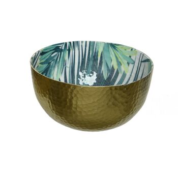 Gold Palm Leaf Inlay Bowl, 3 of 3