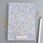 Petit Blue Floral Perfect Bound Notebook, thumbnail 2 of 5