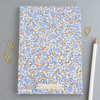 Petit Blue Floral Perfect Bound Notebook, 2 of 5