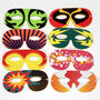 Set Of Eight Assorted Superhero Masks, thumbnail 1 of 3