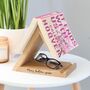 Personalised Bookrest In Solid Oak, thumbnail 1 of 12