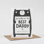 Personalised Best Daddy Birthday Card, thumbnail 1 of 2