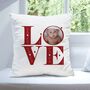 Personalised Upload Photo Love Cushion Gift, thumbnail 1 of 2