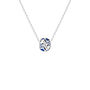 December Birthstone Necklace Silver Birthday Pendant, thumbnail 5 of 5