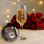 Personalised Bows And Hearts Wedding Anniversary Champagne Flute, thumbnail 1 of 6