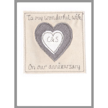 Personalised 6th, 10th, 11th Or 25th Anniversary Card, 3 of 12