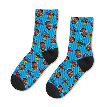 Personalised Father's Day Face Photo Socks, 3 of 4