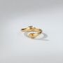 Silver Plated Hugging Hand Adjustable Open Ring, thumbnail 1 of 3