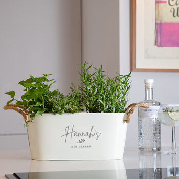 Personalised Name Herb Planter, 2 of 5