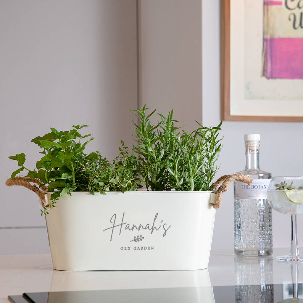 Personalised Name Herb Planter, 1 of 6