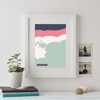 Abstract Coastline Personalised Prints, 8 of 10