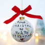 Personalised First Christmas As Mr And Mrs Bauble, thumbnail 9 of 12